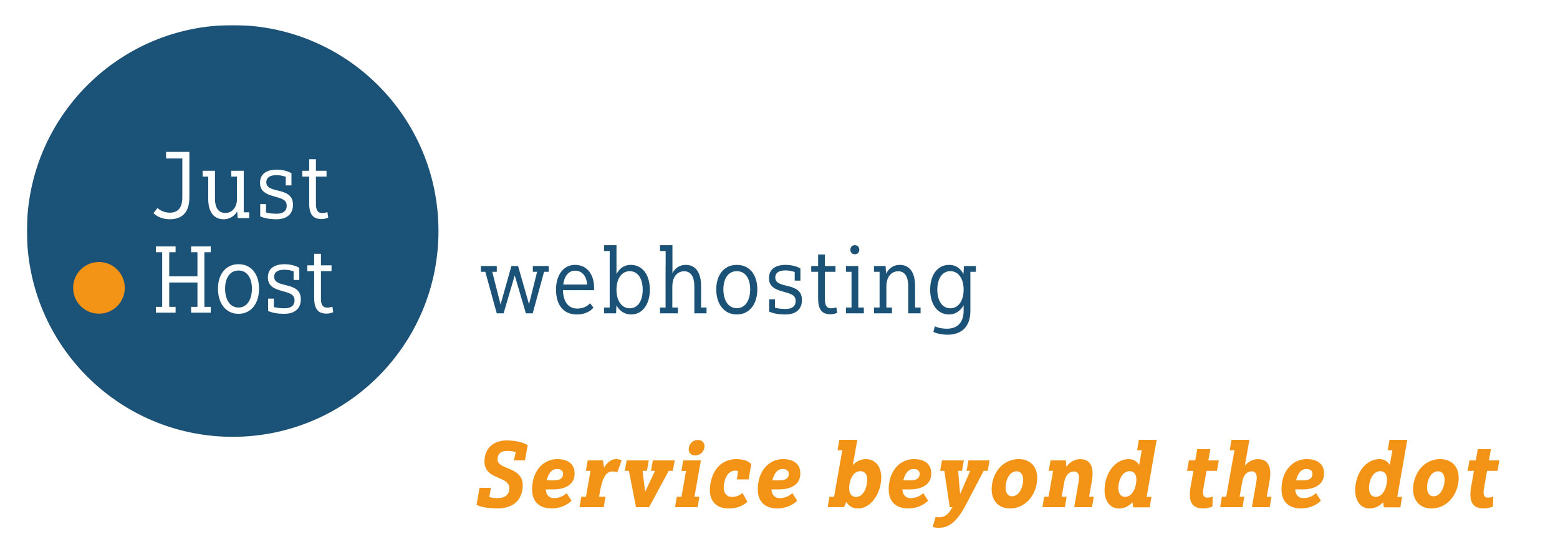 Logo voor Justhost, webhosting in Den Haag